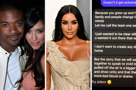 kim kardashian ray j drama|More.